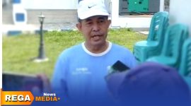 Caption: Sekretaris Satgas MBG Kabupaten Sampang, Sudarmanta, saat diwawancara awak media, (dok. foto istimewa). 