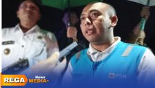 Caption: Manajer PLN UP3 Madura Fahmi Fahresi, diwawancara usai peresmian PJU baru di JLS Sampang, (dok. Harry Rega Media). 