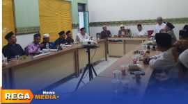 Caption: saat berlangsungnya rakor PCNU Sampang ihwal serangkaian kegiatan persiapan puncak peringatan Harlah NU ke-103, (sumber foto: NU Sampang). 