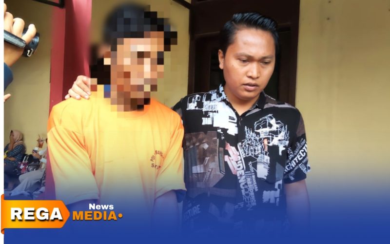 Caption: tersangka kasus curanmor inisial MN, tengah diamankan anggota Satreskrim Polres Bangkalan, (dok. Syafin Rega Media). 
