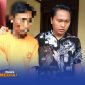 Caption: tersangka kasus curanmor inisial MN, tengah diamankan anggota Satreskrim Polres Bangkalan, (dok. Syafin Rega Media). 