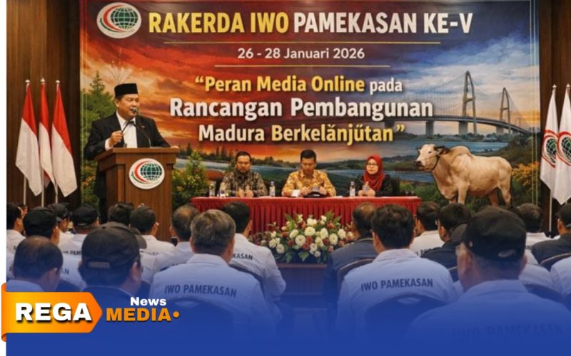 Caption: ilustrasi Ikatan Wartawan Online Kabupaten Pamekasan gelar rakerda, (dok. Kurdi Rega Media). 