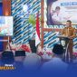Caption: Bupati Sampang H.Slamet Junaidi, sampaikan sambutan dalam Musrenbang RKPD 2027 di Kecamatan Kedungdung, (dok. foto istimewa). 