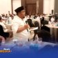 Caption: Kades Waru Barat Abdussalam Ramli, sampaikan keluhan kepada Bupati Pamekasan terkait PDAM dinilai tak beretika dalam pengerjaan proyeknya, (dok. Kurdi Rega Media). 