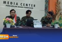 Caption: konferensi pers, Pengadilan Agama Pamekasan ungkap kasus perceraian selama tahun 2025, (dok. Kurdi Rega Media). 