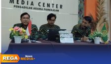 Caption: konferensi pers, Pengadilan Agama Pamekasan ungkap kasus perceraian selama tahun 2025, (dok. Kurdi Rega Media).