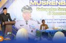 Caption: Moh. Amin Rais anggota DPRD Sampang, menyampaikan sambutannya dalam Musrenbang RKPD Kabupaten Sampang tahun 2027 di Kecamatan Omben, (dok. foto istimewa). 