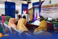 Caption: Camat Sampang Aminullah menyampaikan sambutan dalam Musrenbang RKPD Kabupaten Sampang Tahun 2027, (dok. Harry Rega Media). 