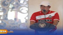 Caption: Abdul Razak Manajer Persepam / Tim Laskar Ronggosukowati Pamekasan, (dok. Kurdi Rega Media). 