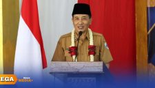 Caption: Sekretaris Daerah Sampang H.Yuliadi Setiyawan, sampaikan sambutan dalam Musrenbang RKPD Sampang Tahun 2027 di Kecamatan Omben, (dok. foto istimewa). 