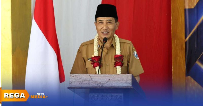 Caption: Sekretaris Daerah Sampang H.Yuliadi Setiyawan, sampaikan sambutan dalam Musrenbang RKPD Sampang Tahun 2027 di Kecamatan Omben, (dok. foto istimewa). 