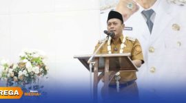 Caption: Wakil Bupati Pamekasan Sukriyanto, saat menyampaikan sambutan dalam suatu acara Pemerintah Kabupaten Pamekasan, (dok. foto istimewa). 