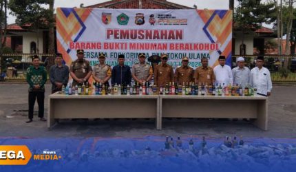 Pemusnahan Barang Bukti Miras.