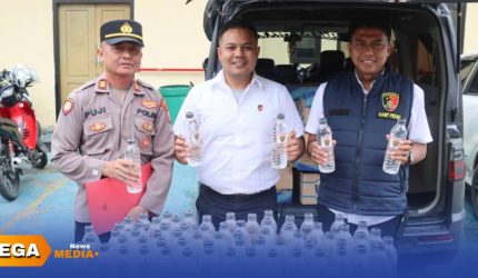 Satreskrim Polres Sampang Gagalkan Penyelundupan Arak Bali.