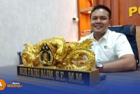 Caption: PS Kepala Satuan Reserse Kriminal Kepolisian Resor Sampang, Iptu Nur Fajri Alim, (dok. Harry Rega Media). 