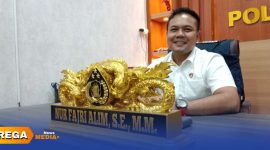 Caption: PS Kepala Satuan Reserse Kriminal Kepolisian Resor Sampang, Iptu Nur Fajri Alim, (dok. Harry Rega Media). 